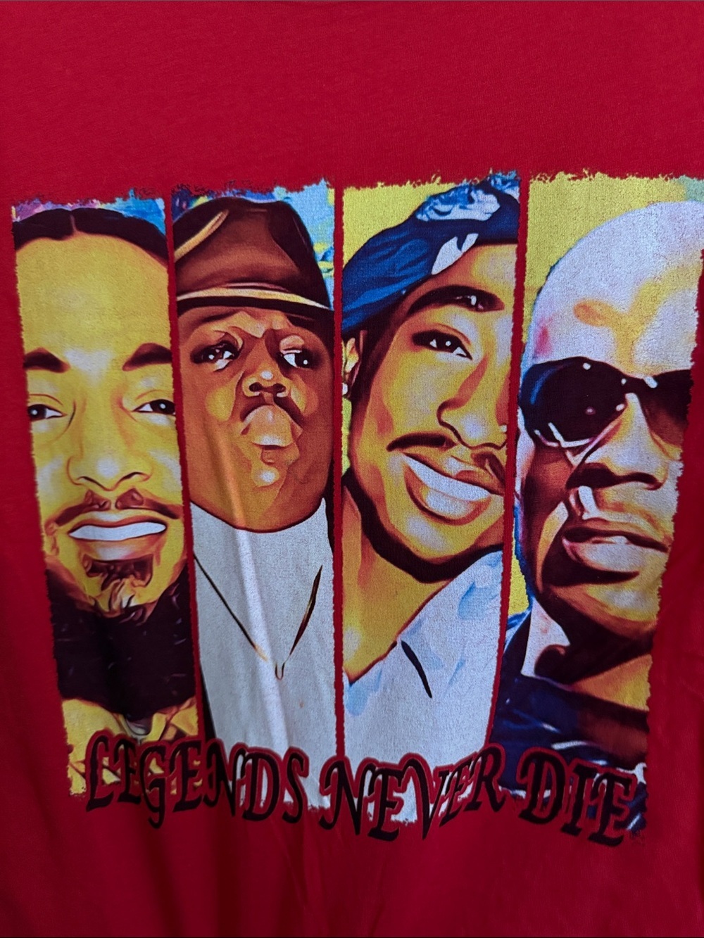 Legends Never Die Men’s Crewneck T-Shirt - Picture 2 of 5